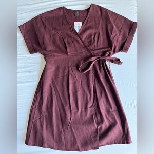 Valija Antipolo Dress - BROWN / SMALL - new with Label